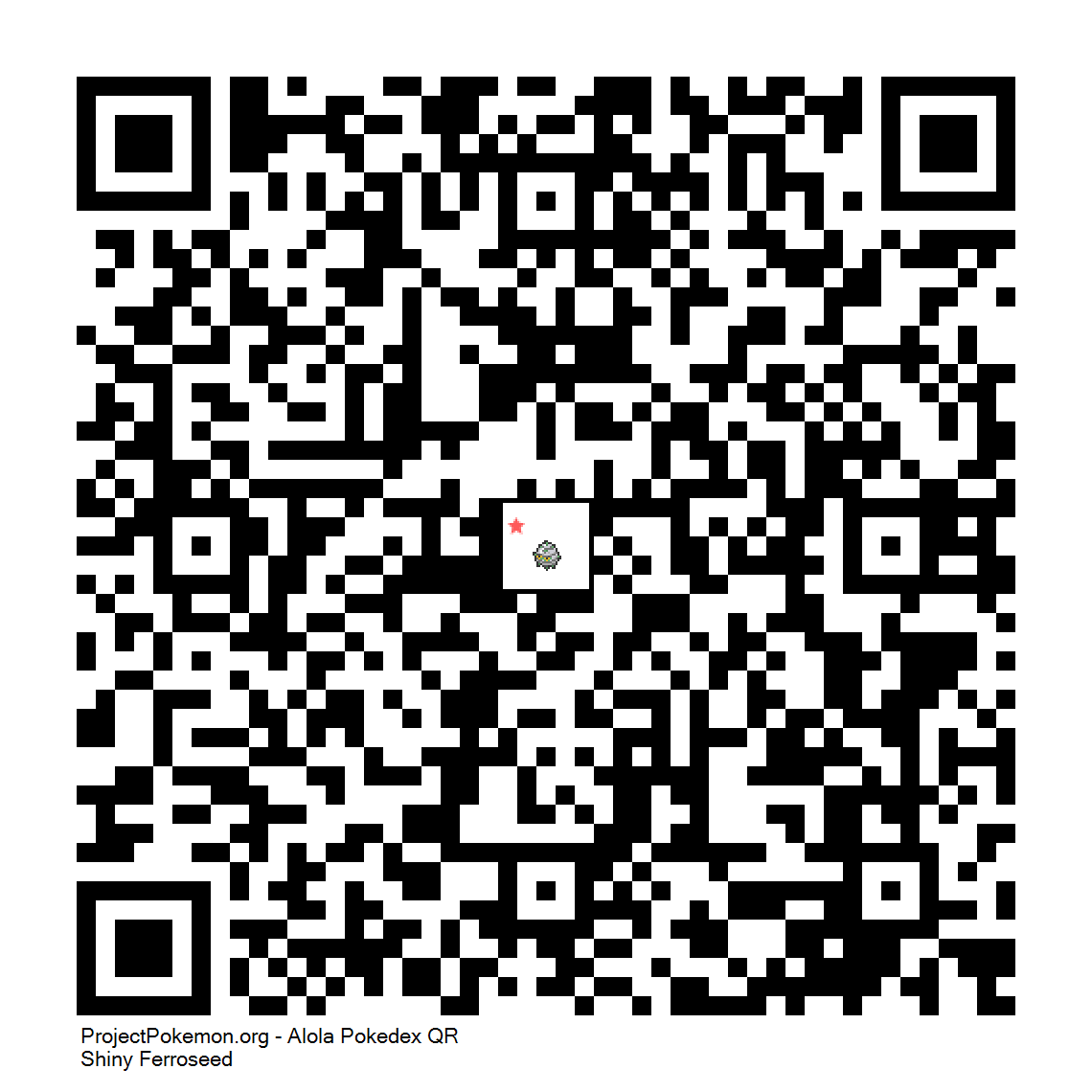 Cdigo QR de Ferroseed variocolor